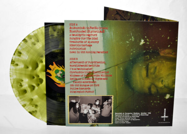 HAEMORRHAGE - Anatomical Inferno (12" LP on Clear / Green Cloudy Vinyl) - Image 2