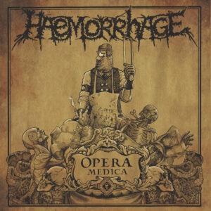 HAEMORRHAGE - Opera Medica (12" MLP on Silkscreened Beer Vinyl w/ Black & White Splatter)