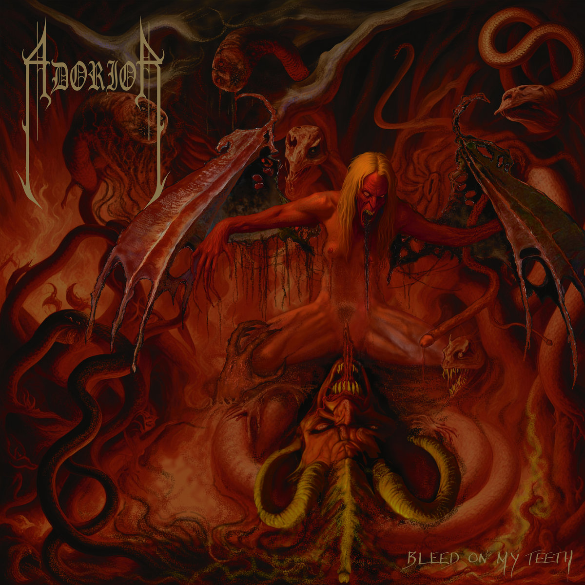 ADORIOR - Bleed on My Teeth (12" LP on Black Vinyl, Gatefold)