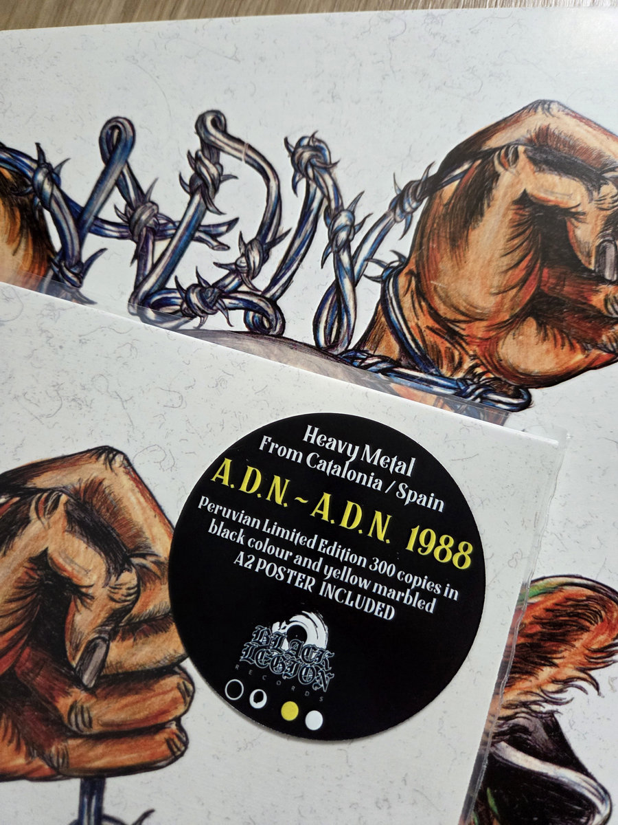 A.D.N. - s/t (12" LP on Black Vinyl) - Image 3