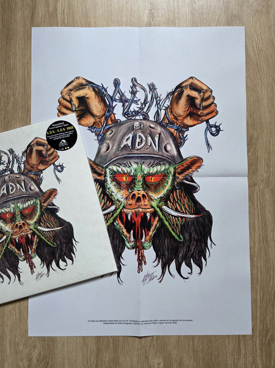 A.D.N. - s/t (12" LP on Black Vinyl) - Image 4