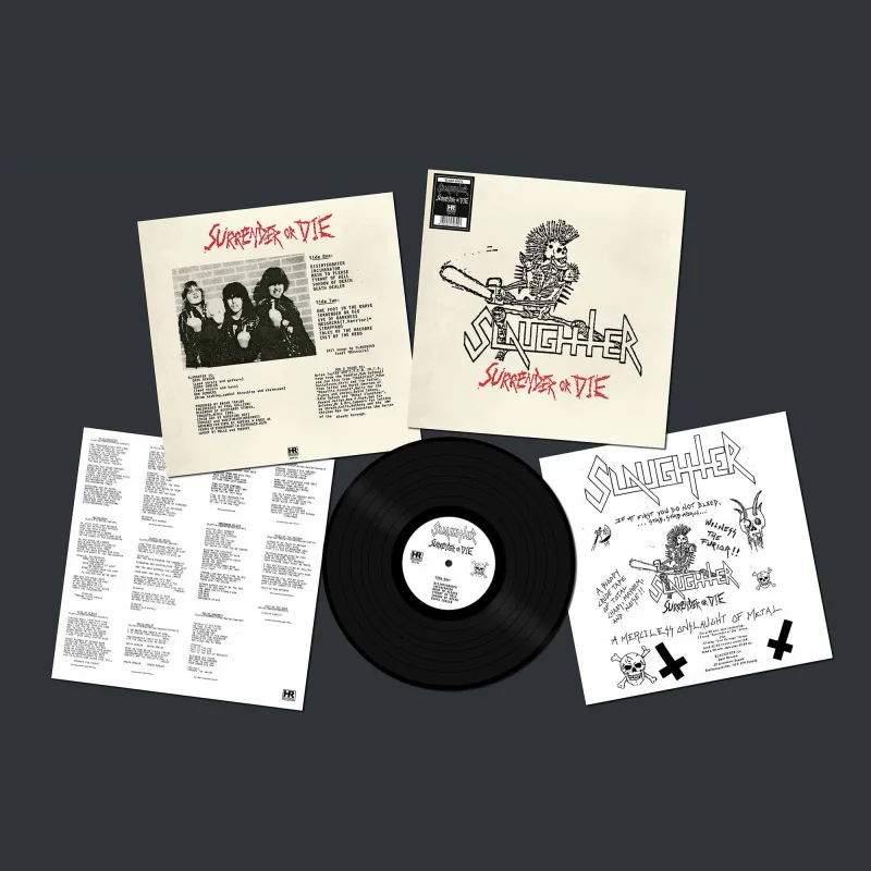 SLAUGHTER - Surrender or Die (12" MLP on Black Vinyl) - Image 2