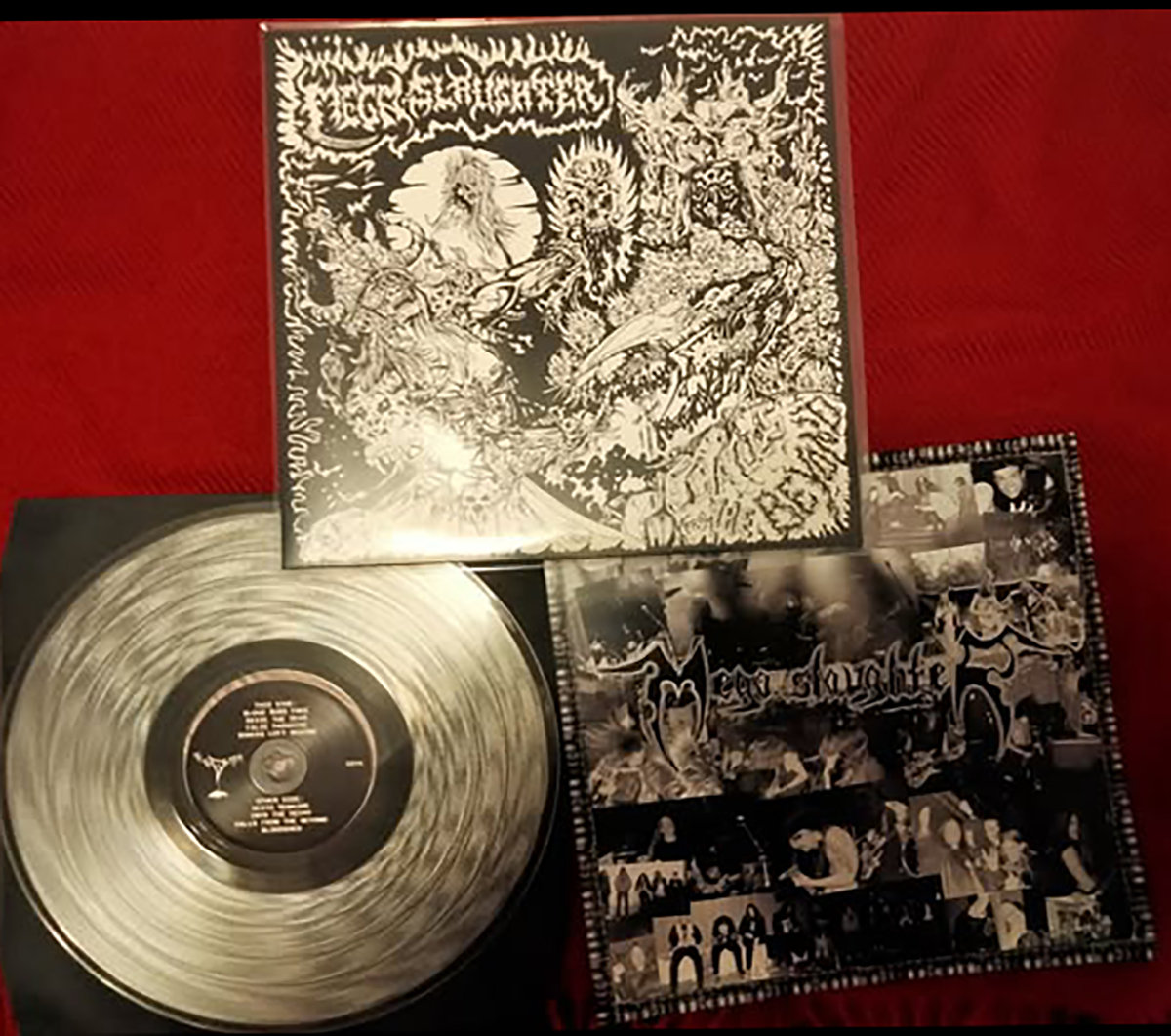 MEGASLAUGHTER - Calls from the Beyond (12" LP on Clear Vinyl) - Image 2