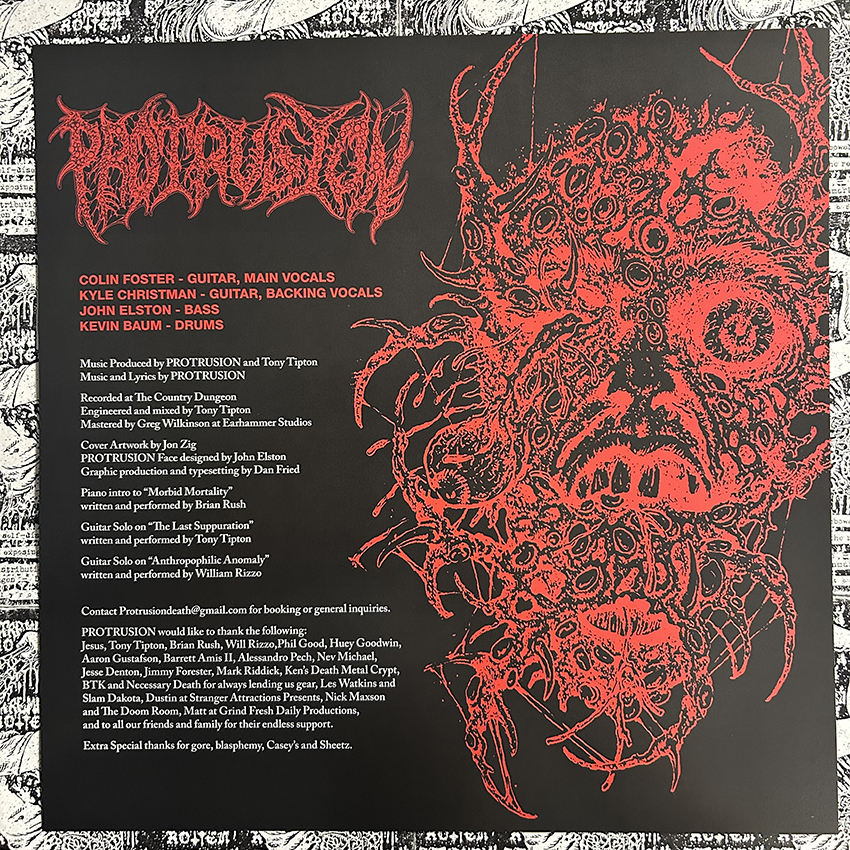 PROTRUSION - The Last Suppuration (12" Double LP on Black Vinyl) - Image 4