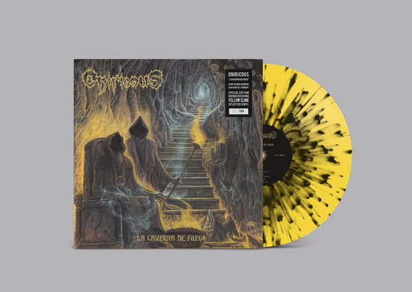 ONIRICOUS - La Caverna de Fuego (12" LP on Yellow Vinyl w/ Black Splatter, Poster) - Image 2