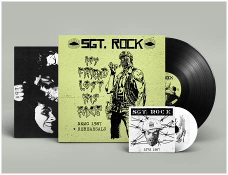 SGT. ROCK - My Friend Lost his Face (12" LP on Black Vinyl, Bonus CD) - Image 2