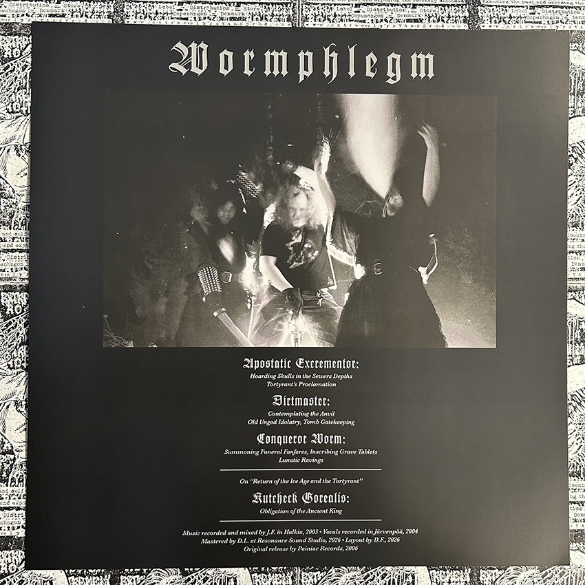 WORMPHLEGM - Tomb of the Ancient King (12" Double LP on Black Vinyl) - Image 8